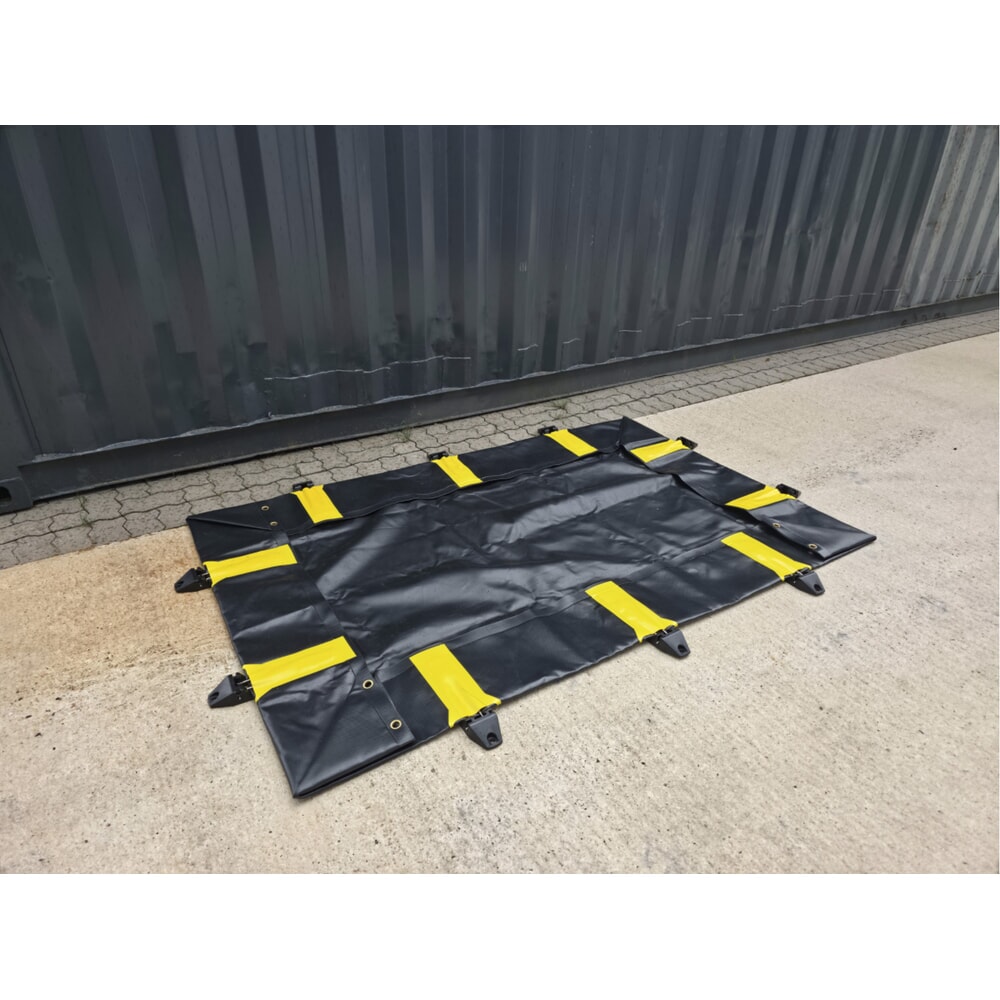 Produktabbildung Nr. 4: Steinbock® Faltbare Auffangwanne Ultra aus PVC, HxBxT 305 x 6.100 x 6.100 mm, Auffangvolumen 11.318 l