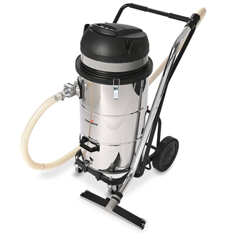 N° de l'image du produit 1 : Steinbock® aspirateur d’huile et de copeaux VS 3/78 OIL, puissance max. 3 500 W, capacité 78 l, acier inoxydable