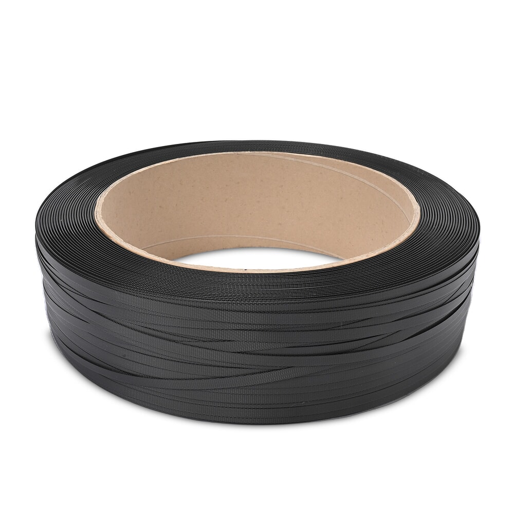 N° de l'image du produit 2 : HEMMDAL feuillard de cerclage en PP, gaufré, noyau Ø 406 mm, haute résistance à la traction, 12,7 mm x 1 500 m par roues, épaisseur 0,85 mm