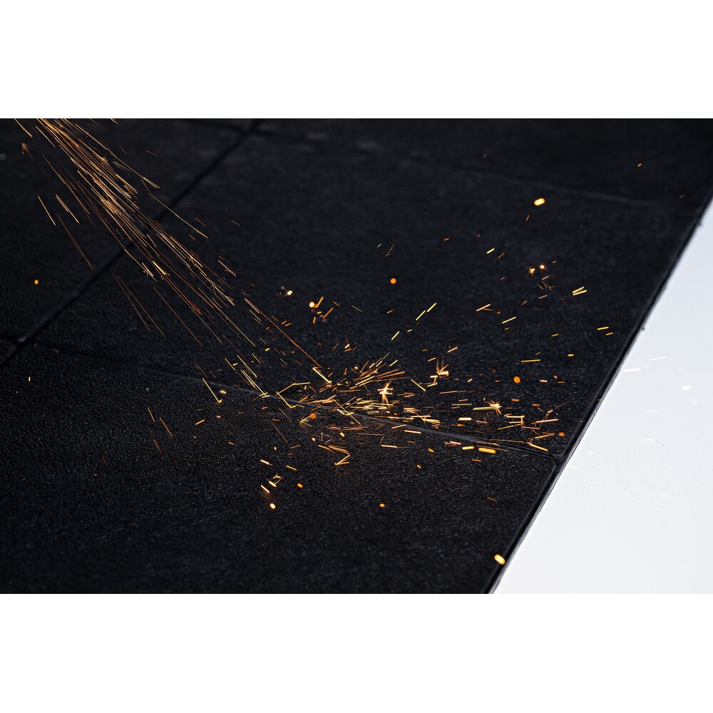 Produktabbildung Nr. 5: Miltex Anti-Ermüdungsmatte Yoga Solid Spark für Schweissarbeitsplätze, BxL 900 x 900 mm