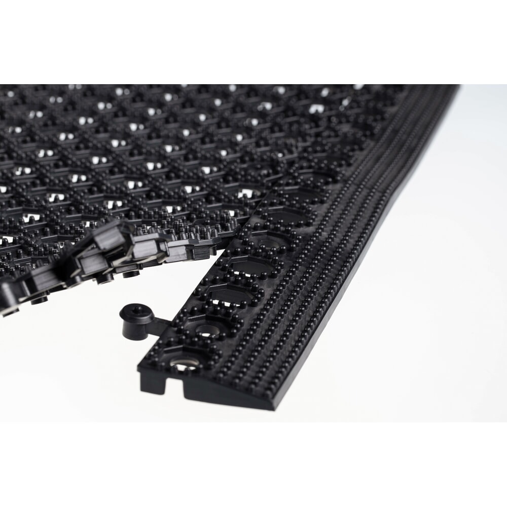 Produktabbildung Nr. 1: Miltex Kantenleiste für Anti-Rutschmatte Yoga Grip Ultra, männlich, schwarz