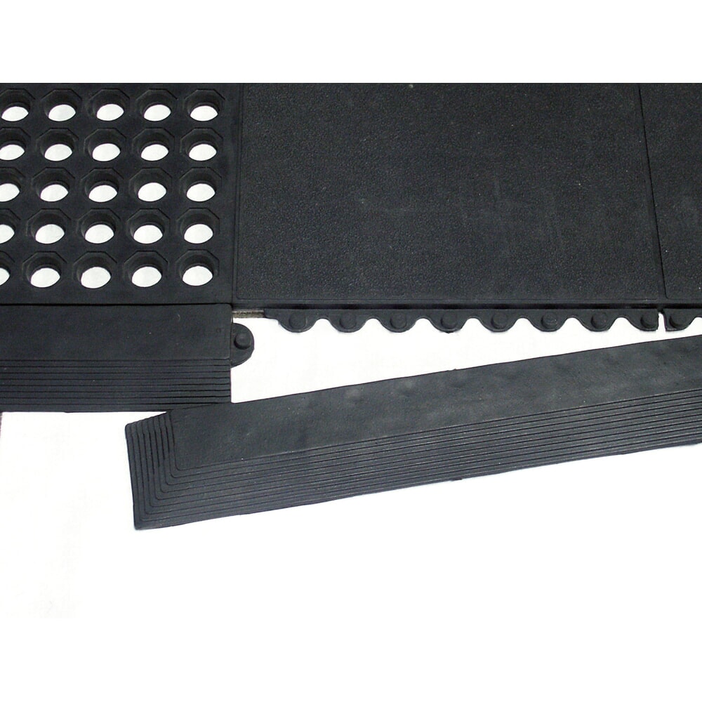 Produktabbildung Nr. 4: Miltex Leisten inkl. Ecken für Anti-Ermüdungsmatte Yoga Solid Oil und Yoga Octa Oil, männlich, schwarz, 1 Stk/VE