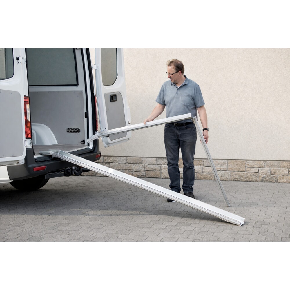 N° de l'image du produit 3 : Rampes de chargement Altec ABS-F, pliables, capacité de charge 350 kg, Lxl 2 500 x 235 mm