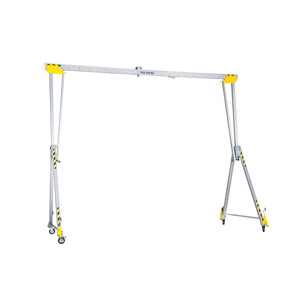 Produktabbildung Nr. 4: PLANETA Alu-Portalkran RLPK, inkl. Hebelzug, verfahrbar, Länge 2.000 mm, TK 1.750 kg, Grösse S