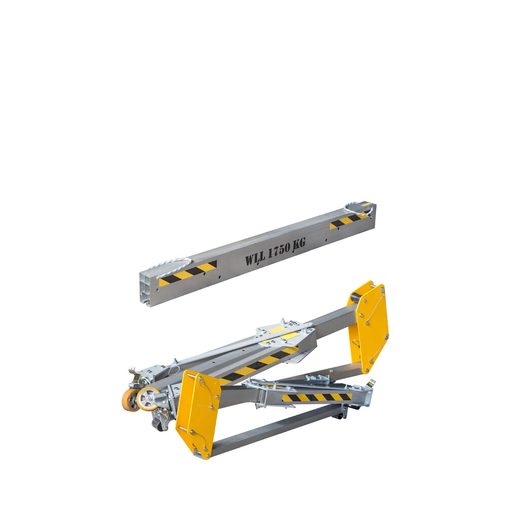 Produktabbildung Nr. 5: PLANETA Alu-Portalkran RLPK, inkl. Hebelzug, verfahrbar, Länge 2.000 mm, TK 1.750 kg, Grösse S