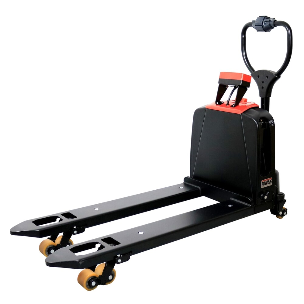 Produktabbildung: Ravas Elektro-Hubwagen mit Waage Ergo-Truck 2-11, Tragfähigkeit 1500 kg