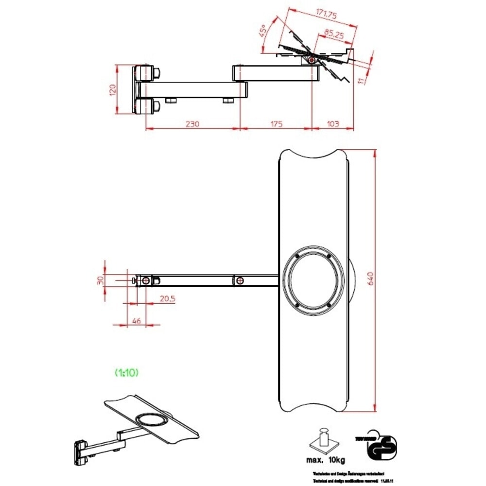 Produktabbildung Nr. 5: HEMMDAL Elektrisch höhenverstellbarer Packtisch ERGO 2, Grundtisch, Tragfähigkeit 200 kg, HxBxT 720-1.220 x 1.600 x 750 mm