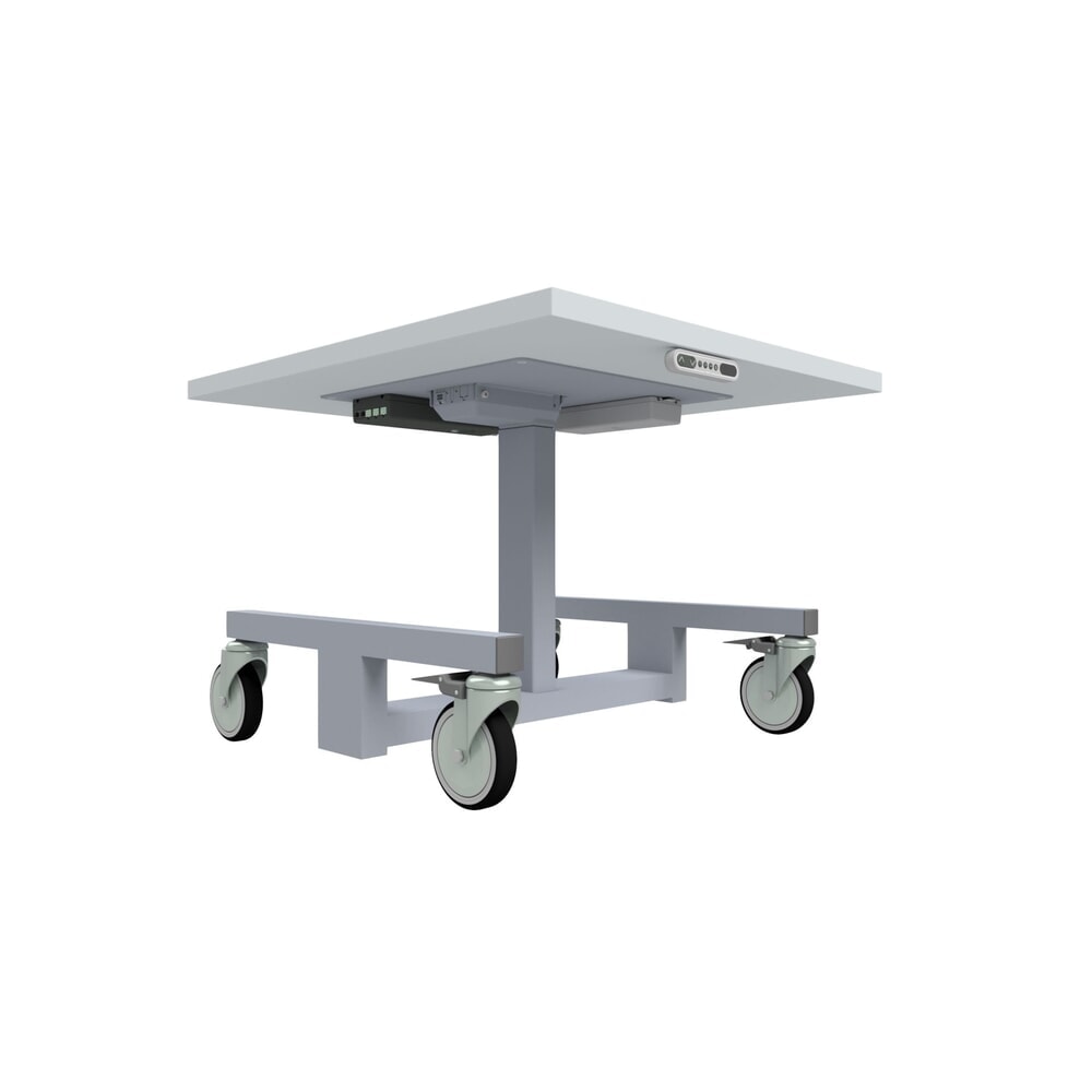 Produktabbildung Nr. 2: Rocholz Höhenverstellbarer Packtisch, elektrisch, mobil, HxBxT 554–854 mm x 700 mm x 800 mm