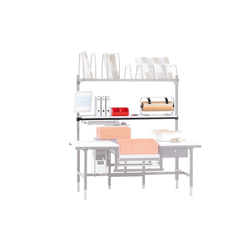 Produktabbildung Nr. 3: Ablageboden für Rocholz Packtisch SYSTEM 2000, BxT 1046 mm x 400 mm
