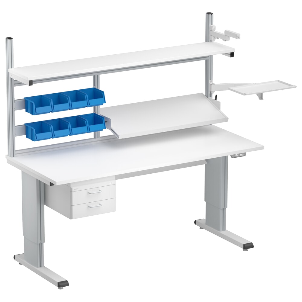 N° de l'image du produit 3 : Baguette d'accrochage pour table de travail TRESTON WB, longueur 685 mm