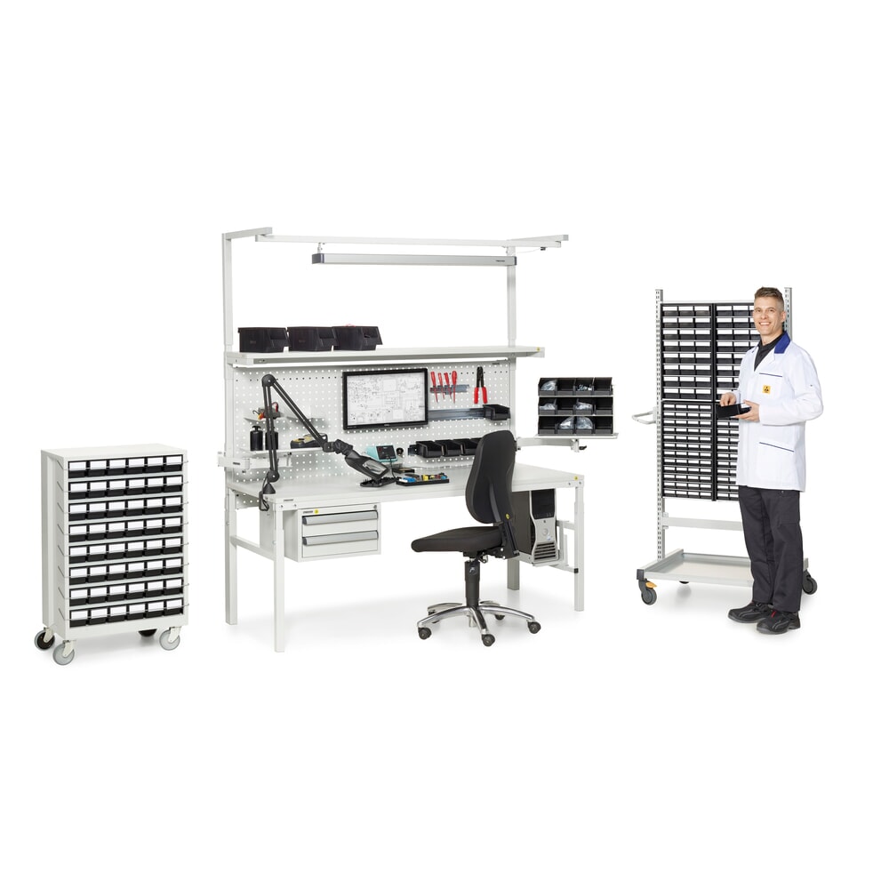 Produktabbildung Nr. 3: TRESTON Arbeitsstuhl Ergo 30, ESD, schwarz