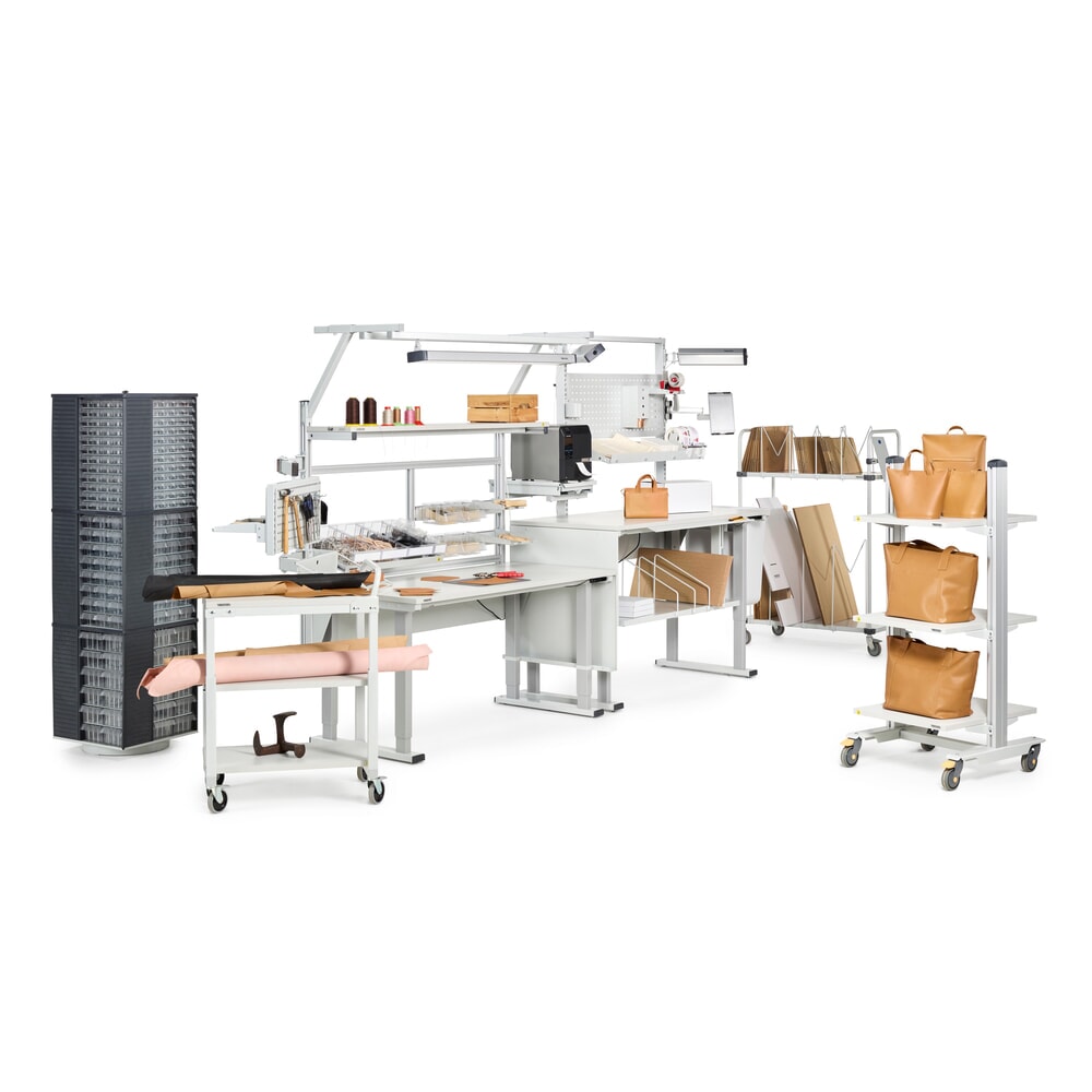 Produktabbildung Nr. 3: TRESTON Drehständer für Kleinteilemagazine Premium, Tragkraft 400 kg, BxHxT 500 x 1730 x 500 mm