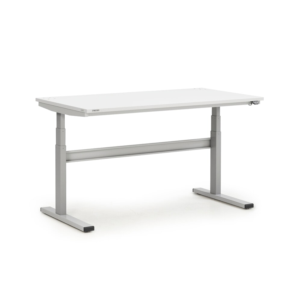 Illustration du produit: Table de travail TRESTON TED, réglage électrique de la hauteur, HxlxP 630-1 270 x 1 500 x 800 mm
