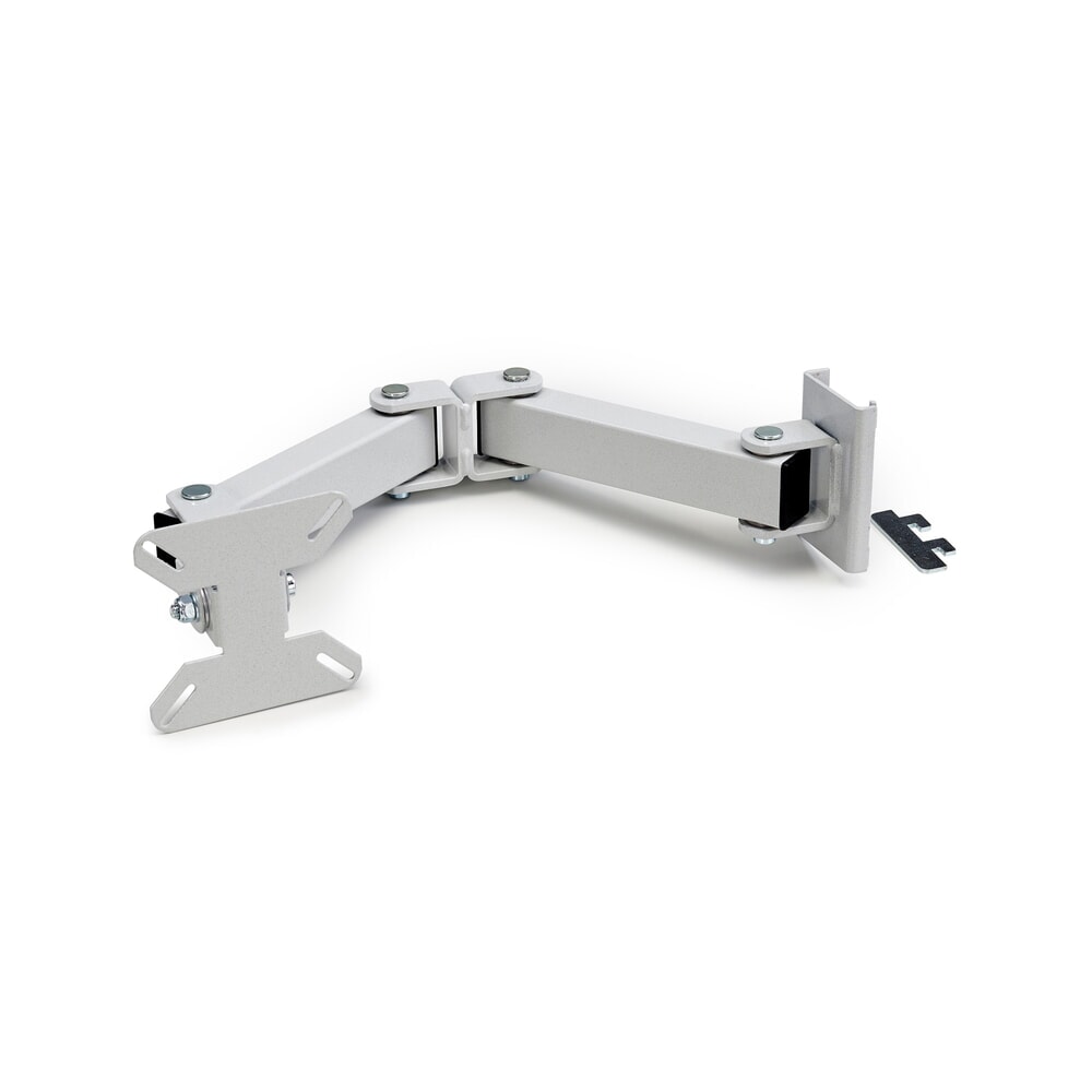 Illustration du produit: Bras porte-écran pour table de travail TRESTON TED, capacité de charge 7 kg, longueur de bras 2x 200 mm