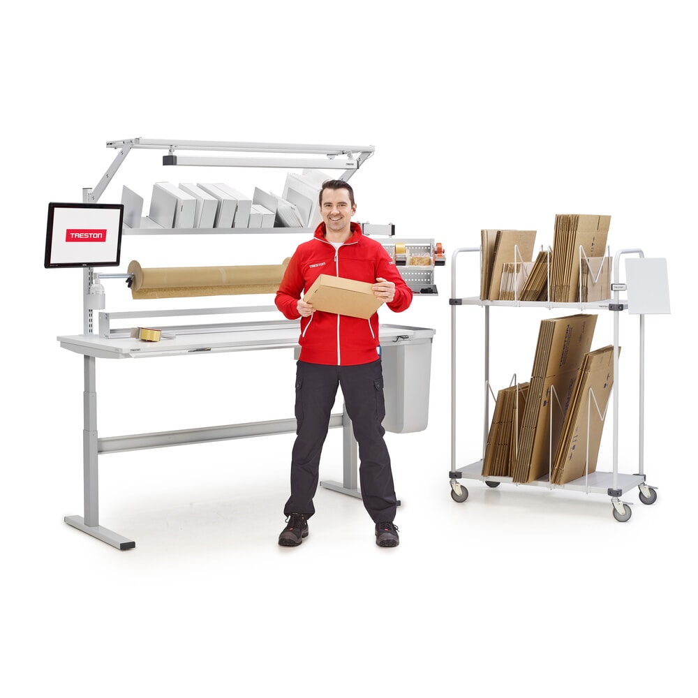Produktabbildung Nr. 5: TRESTON TED-Arbeitstisch, elektrisch höhenverstellbar, HxBxT 630-1.270 x 900 x 800 mm