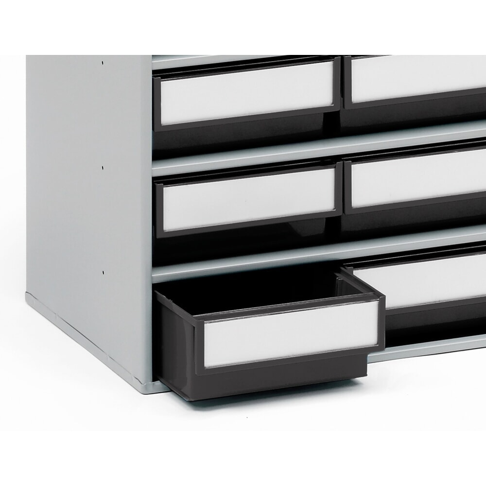 Produktabbildung Nr. 3: TRESTON ESD-Schubladenmagazin, beständig gegen Öle, Säuren und Lösungsmittel, HxBxT 400 x 400 x 300 mm, 8 Schubladen