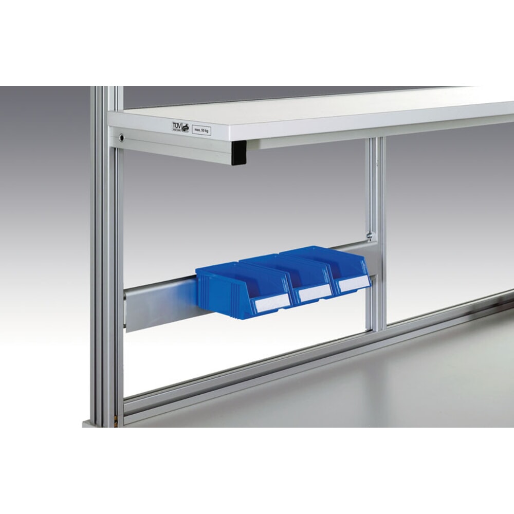 N° de l'image du produit 5 : Baguette d'accrochage pour table de travail TRESTON WB, longueur 685 mm