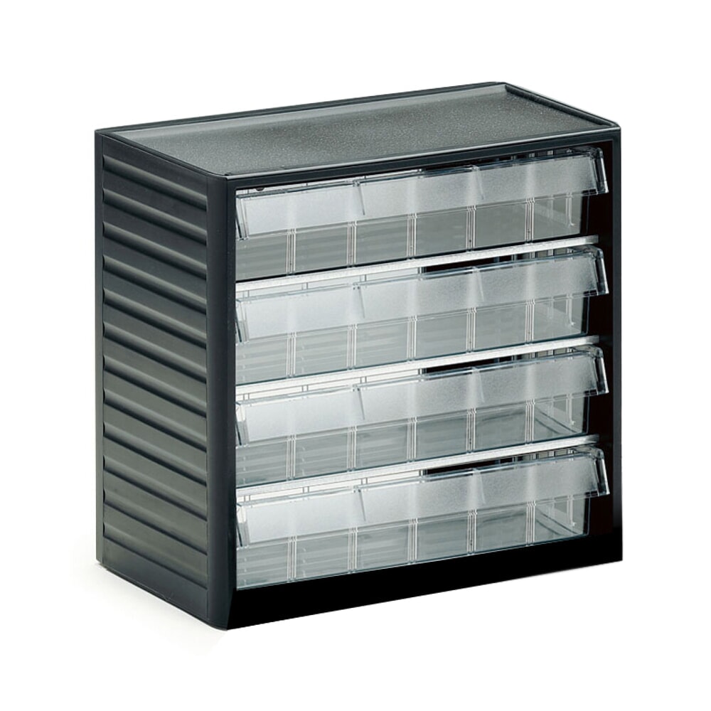 N° de l'image du produit 1 : Système de rangement pour petites pièces Premium, hauteur 290 mm, 4 tiroirs