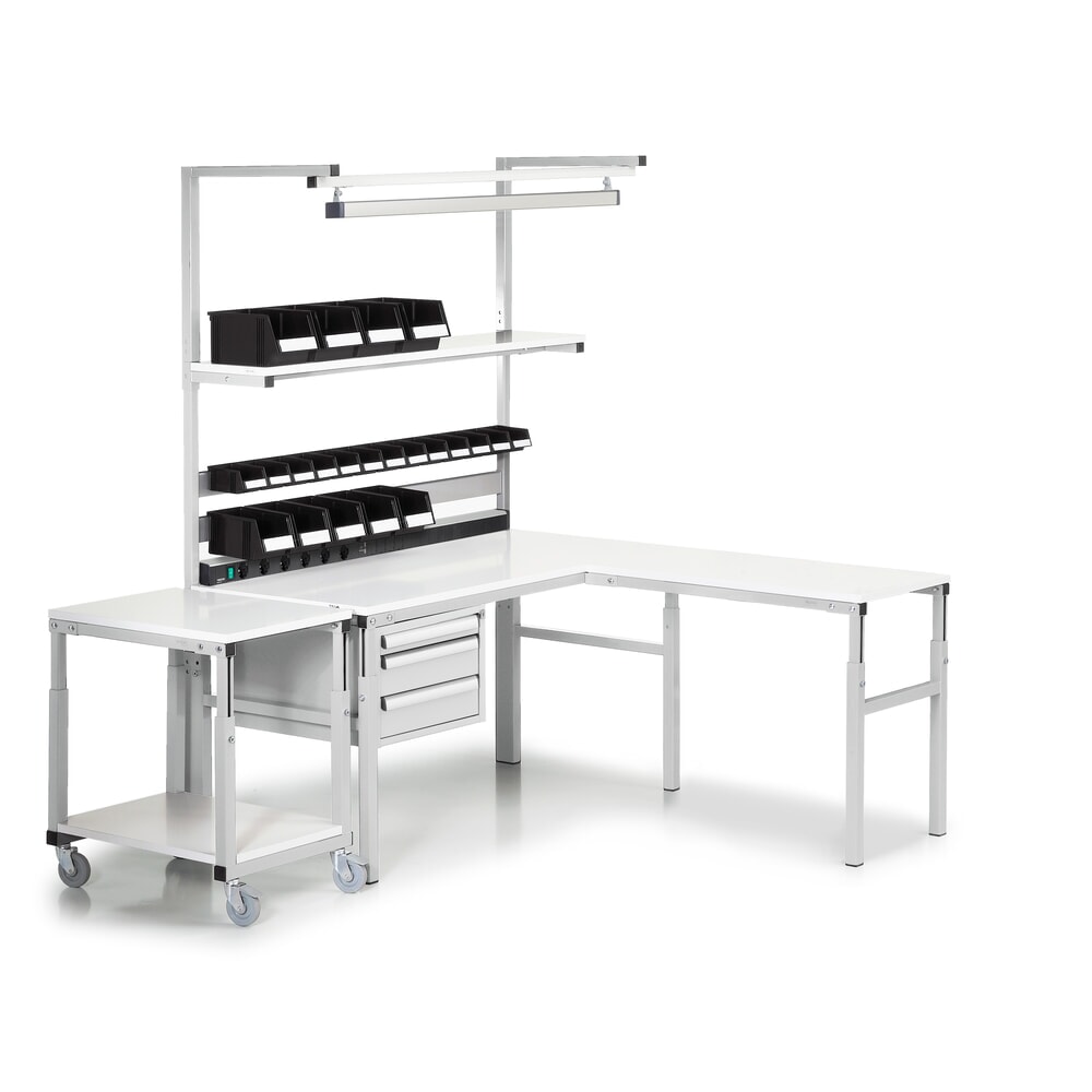 Produktabbildung Nr. 4: Unterplatte für TRESTON Tischwagen, ESD, BxT 700 x 418 mm