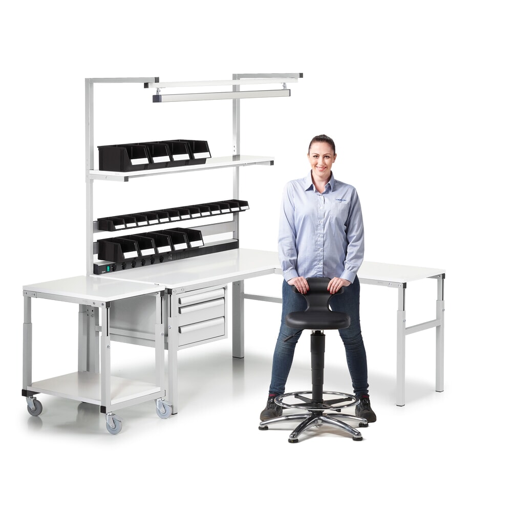 Produktabbildung Nr. 5: Unterplatte für TRESTON Tischwagen, ESD, BxT 700 x 418 mm