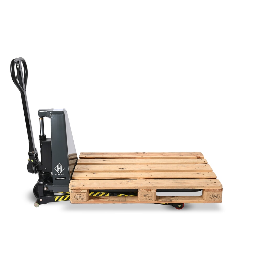 Produktabbildung Nr. 12: Scherenhubwagen HEMMDAL PTM 1.0 Scissor, Tragfähigkeit 1.000 kg, Gabellänge 1.150 mm, Polyurethan, Einfachrolle