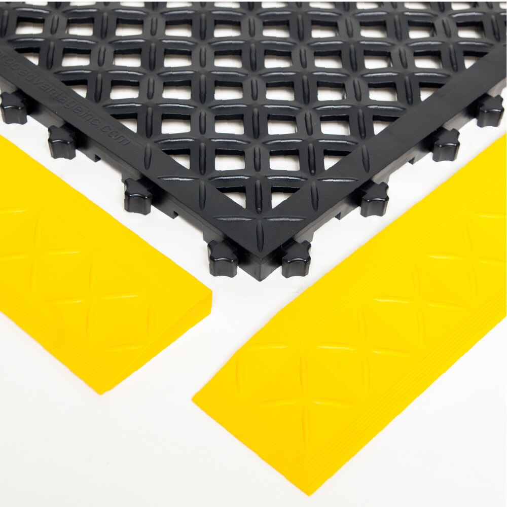 N° de l'image du produit 3 : REBOURNE® Anti-Ermüdungsmatte H2, hochbelastbar, gelochte Oberfläche, modulare Kachel, BxL 460 mm x 460 mm
