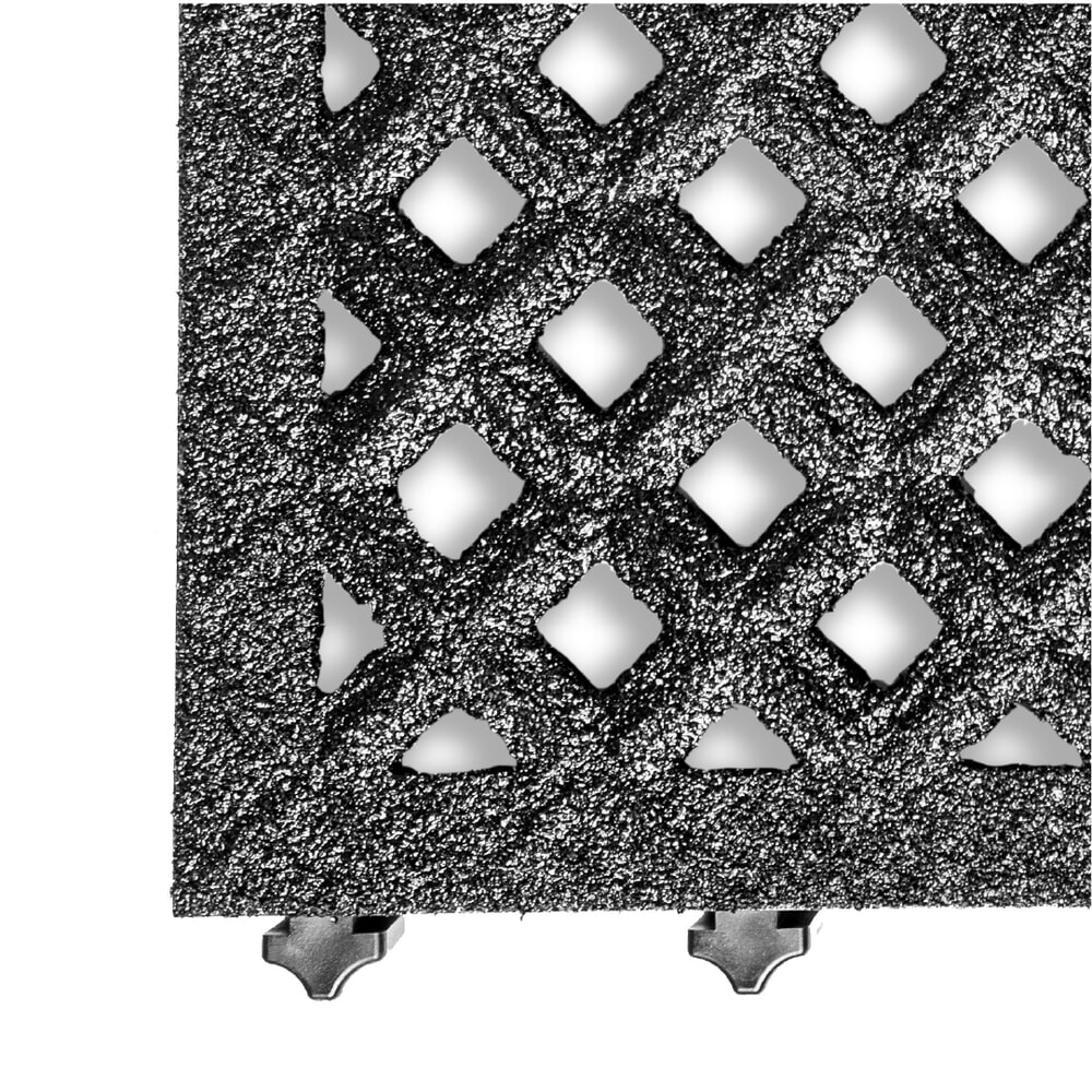 N° de l'image du produit 4 : REBOURNE® Anti-Ermüdungsmatte H4, Antirutsch, gelochte Oberfläche, modulare Kachel, BxL 460 mm x 460 mm
