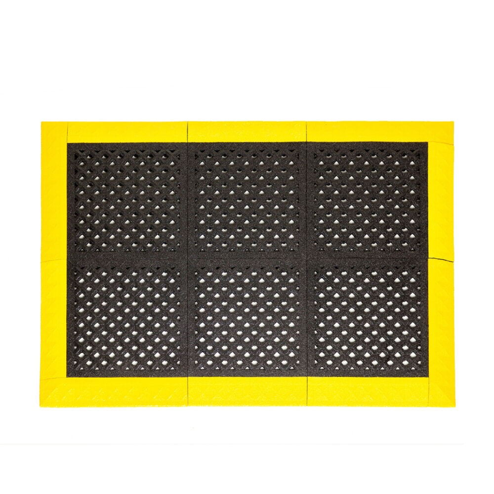 N° de l'image du produit 6 : REBOURNE® Anti-Ermüdungsmatte H4, Antirutsch, gelochte Oberfläche, modulare Kachel, BxL 460 mm x 460 mm