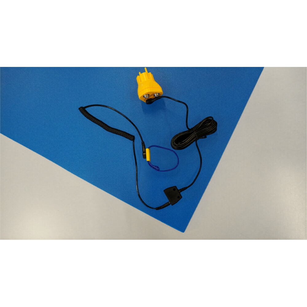 Produktabbildung Nr. 6: REBOURNE® Industriematte W3, ESD-Tischauflage, blau, BxL 600 mm x 1800 mm