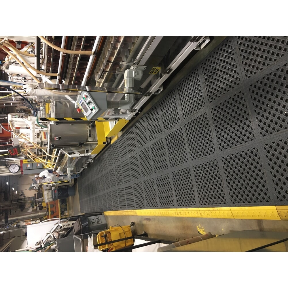 N° de l'image du produit 7 : REBOURNE® Anti-Ermüdungsmatte H2, hochbelastbar, gelochte Oberfläche, modulare Kachel, BxL 460 mm x 460 mm