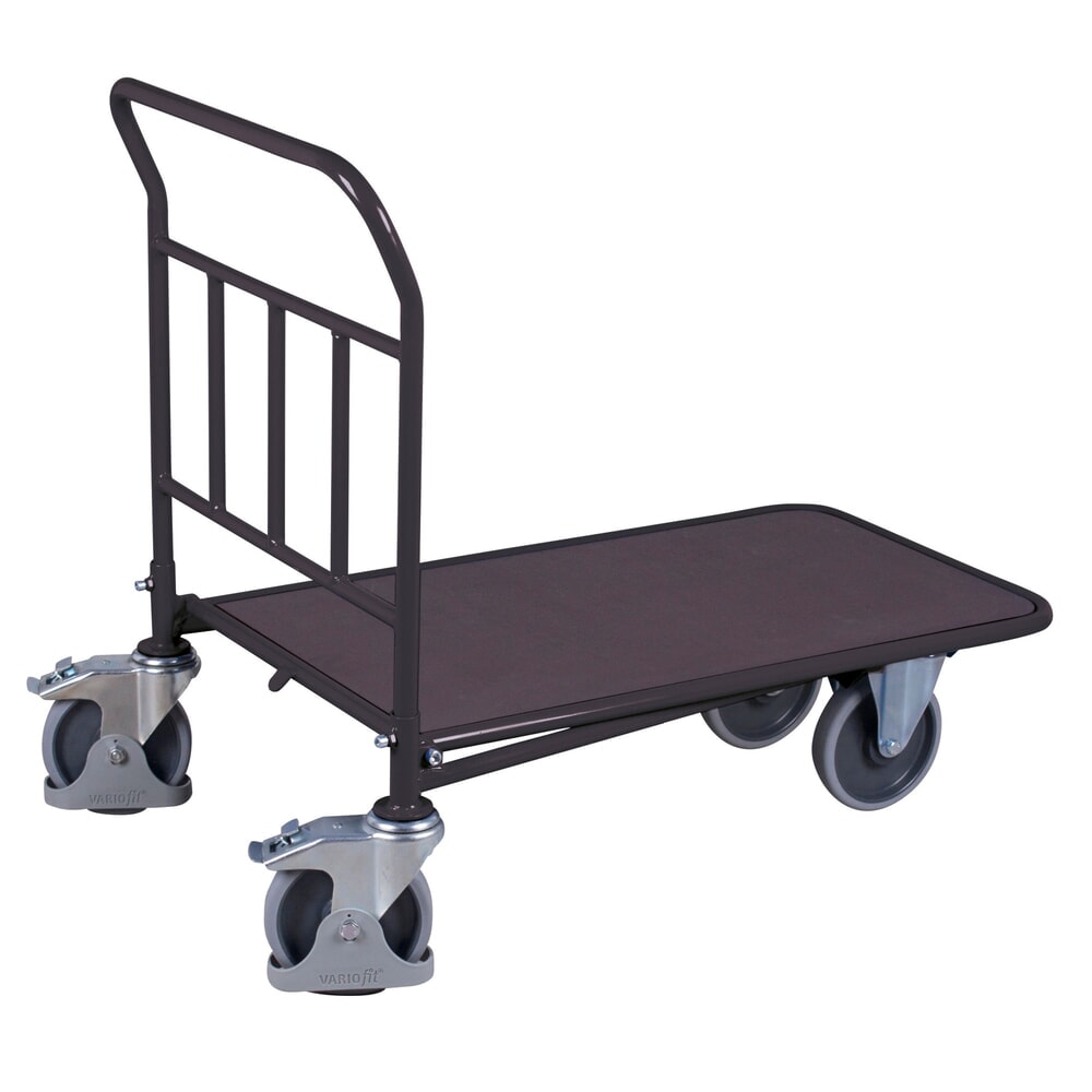 Produktabbildung Nr. 1: VARIOfit® C+C-Wagen, Sperrholz-Ladefläche, Siebdruckoberfläche, HxBxT 965 mm x 990 mm x 640 mm, anthrazitgrau