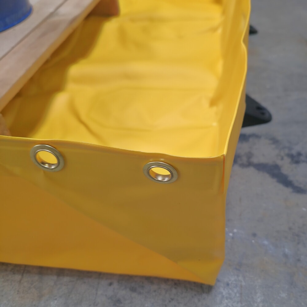 N° de l'image du produit 9 : Bac de rétention Light pliable Steinbock® en PVC, H x l x P 203 x 1 200 x 1 800 mm, Contenance 451 l