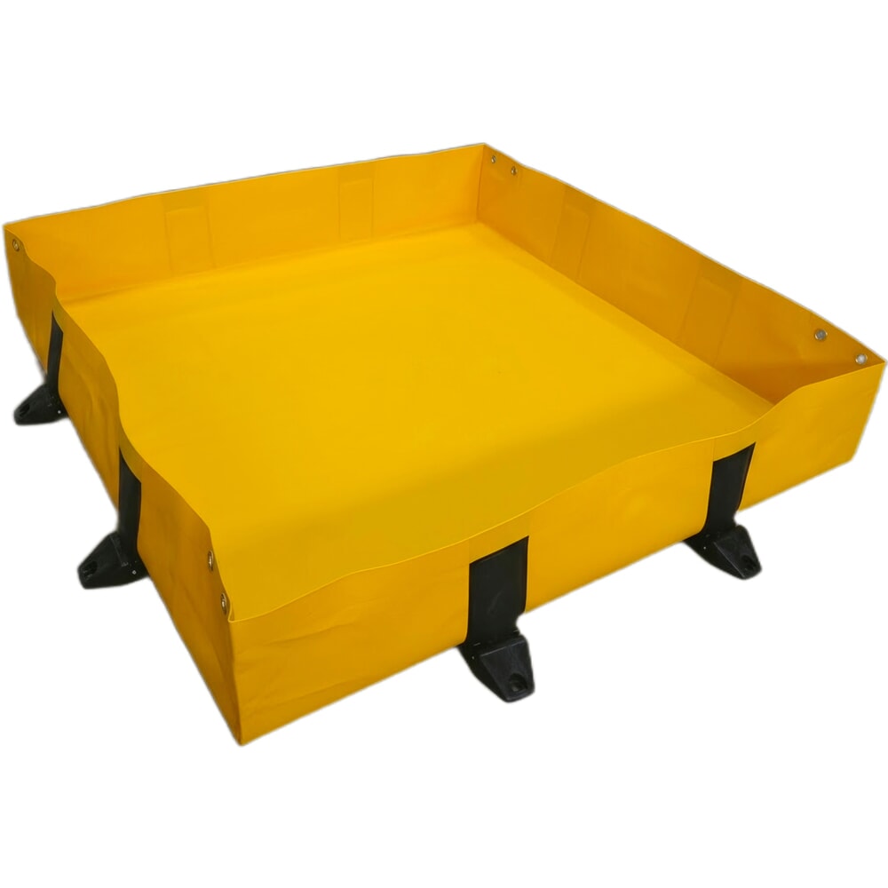 N° de l'image du produit 8 : Bac de rétention Light pliable Steinbock® en PVC, H x l x P 203 x 1 200 x 1 200 mm, Contenance 299 l