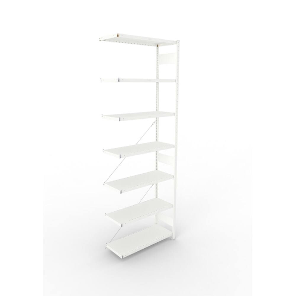 Produktabbildung: META Fachbodenregal, AF, FL 230 kg, lichtgrau, HxBxT 2.000 x 1.000 x 300 mm