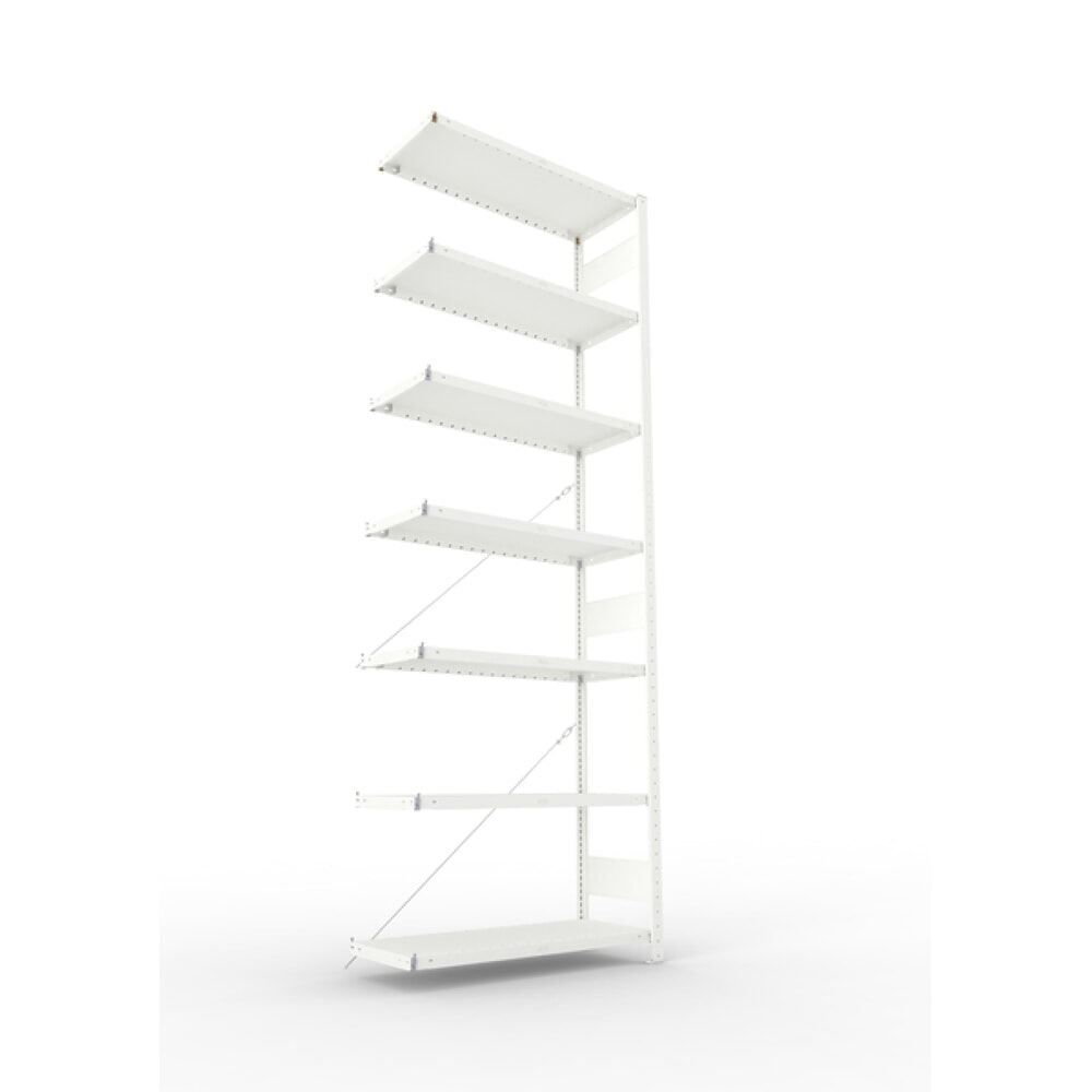 Produktabbildung Nr. 2: META Fachbodenregal, AF, FL 230 kg, lichtgrau, HxBxT 2.000 x 1.000 x 300 mm