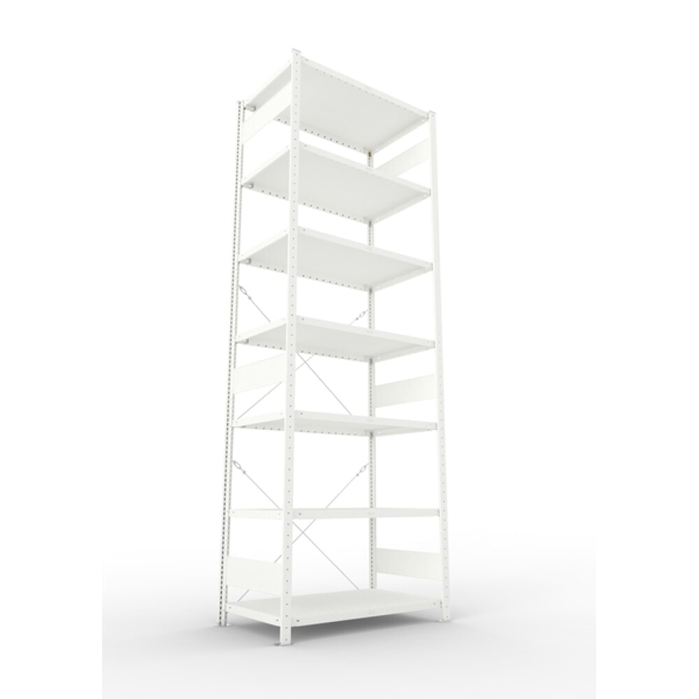 Produktabbildung Nr. 2: META Fachbodenregal lichtgrau, Fachlast 230 kg, HxBxT 3.000 x 1.056 x 636 mm
