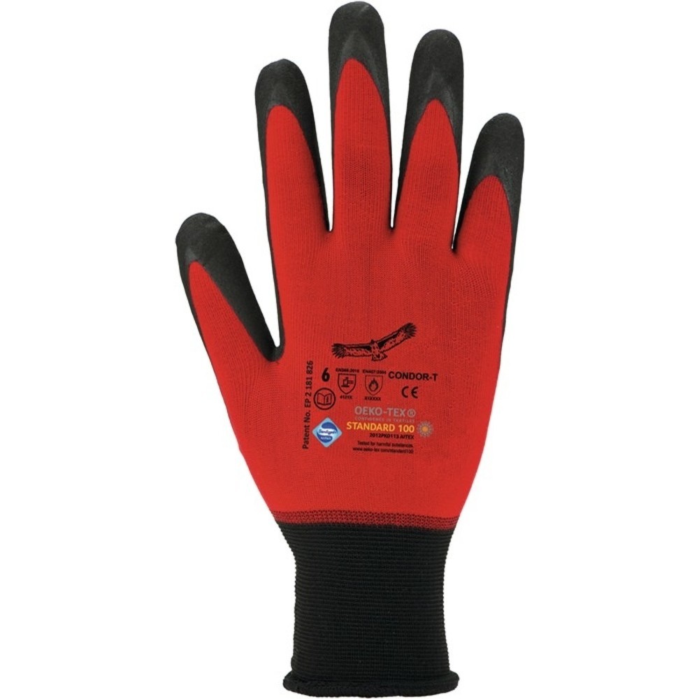 Illustration du produit: ASATEX Handschuhe Condor Gr.10 rot