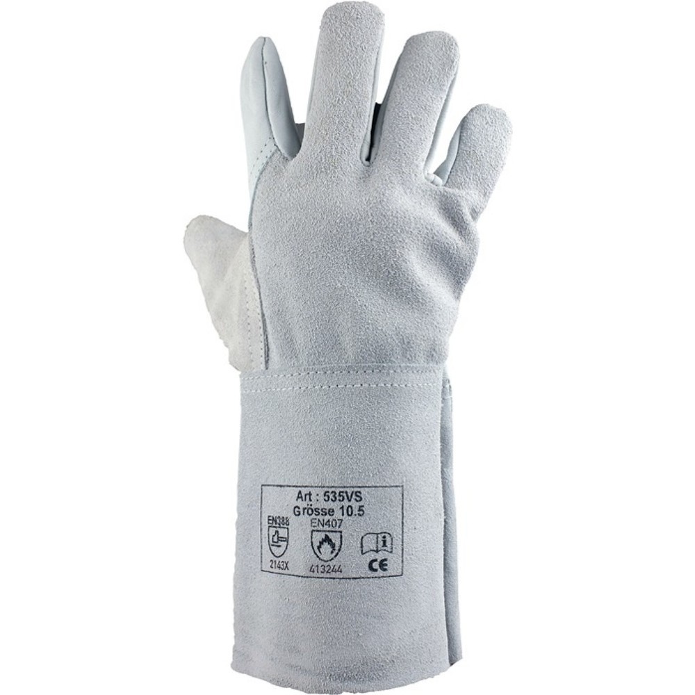 Illustration du produit: ASATEX Schweißerhandschuhe Gr.10,5 naturfarben