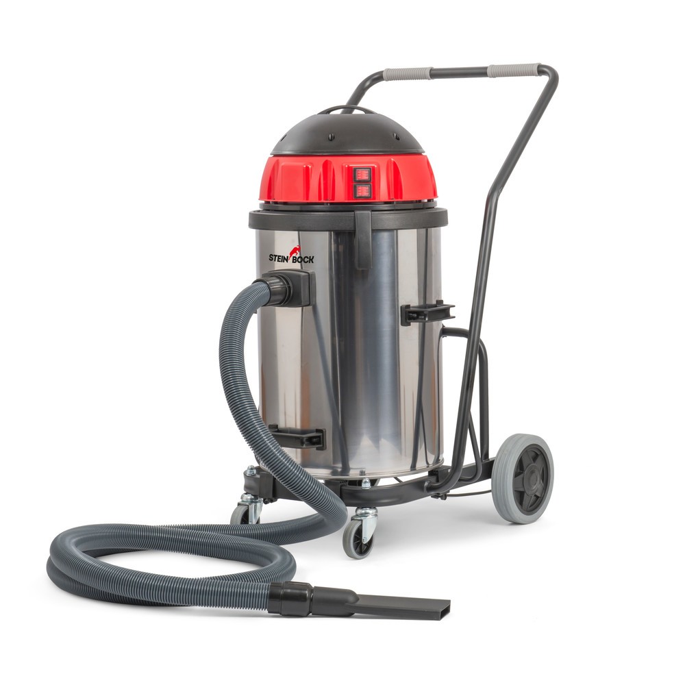 Illustration du produit: Aspirateur à poussière et eau Steinbock® INOX, 2 400 W, 50 l, châssis basculant