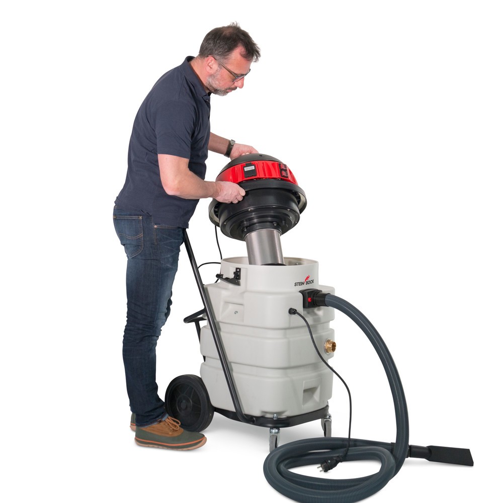 Produktabbildung Nr. 15: Aspirateur de pompage Steinbock®, châssis de transport basculant, 2.400 W, 85 l