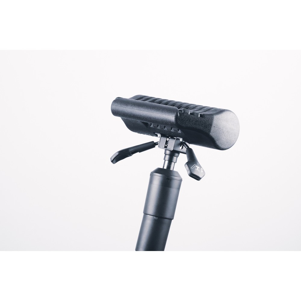 Produktabbildung Nr. 5: Siège assis-debout, assise ronde en PU, hauteur d’assise 630-840 mm, pied en fourche, poignée de transport