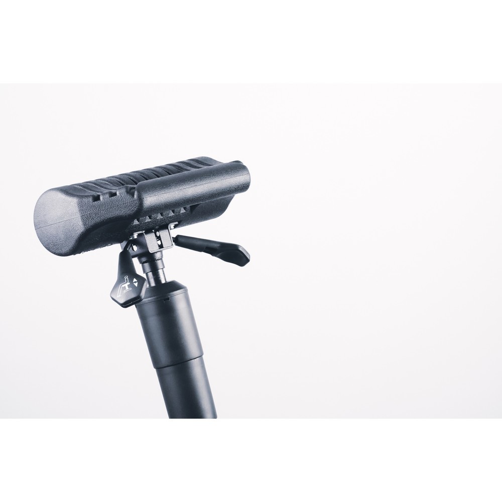 Produktabbildung Nr. 7: Siège assis-debout, assise ronde en PU, hauteur d’assise 630-840 mm, pied en fourche, poignée de transport
