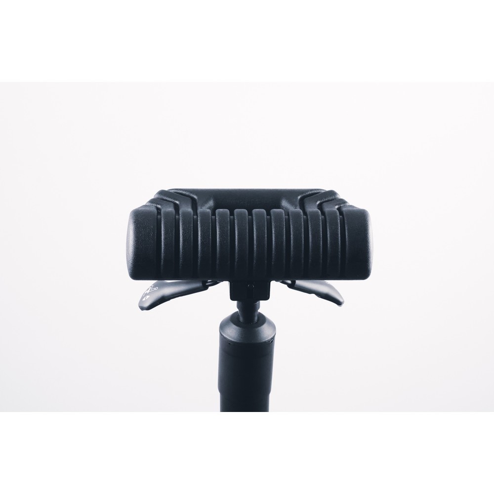 Produktabbildung Nr. 11: Siège assis-debout, assise ronde en PU, hauteur d’assise 630-840 mm, pied en fourche, poignée de transport