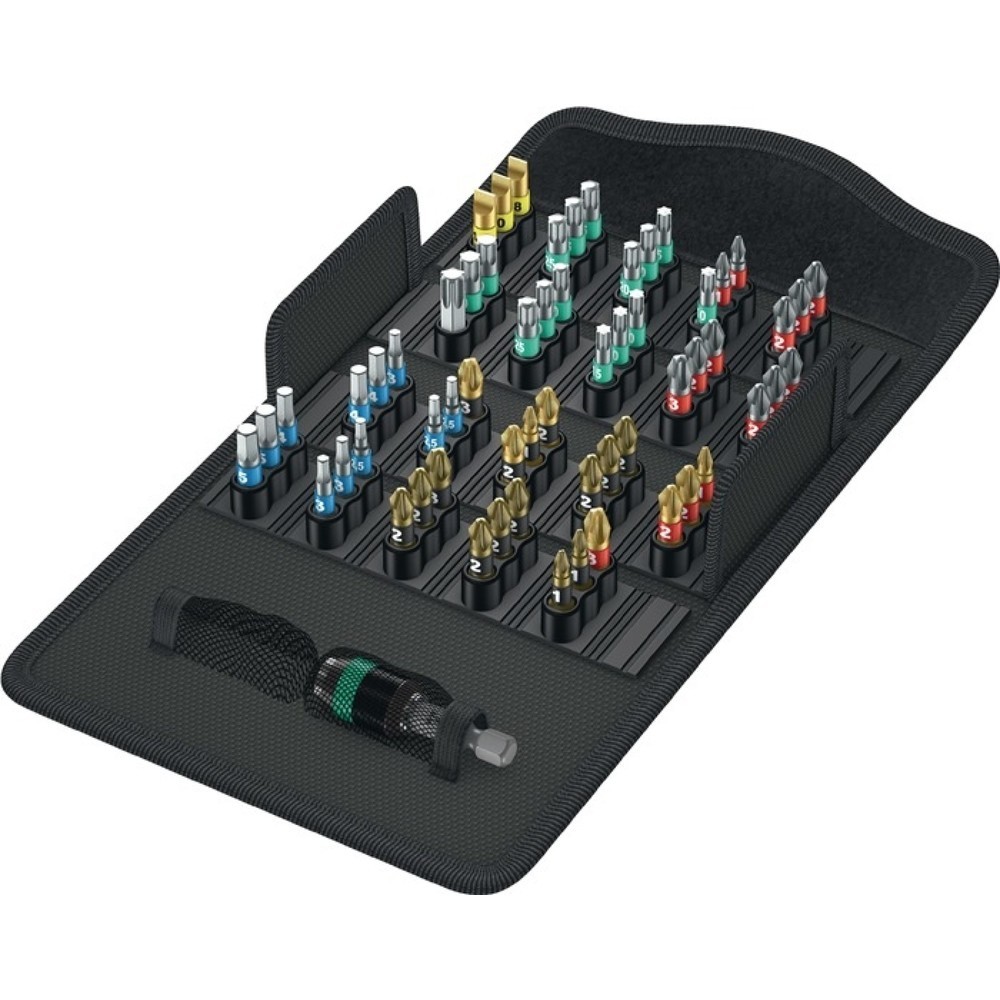 Illustration du produit: Assortiment d'embouts Bit-Safe 61 BiTorsion 1 61 pièces fente/PH/PZD/TX/6 pans W