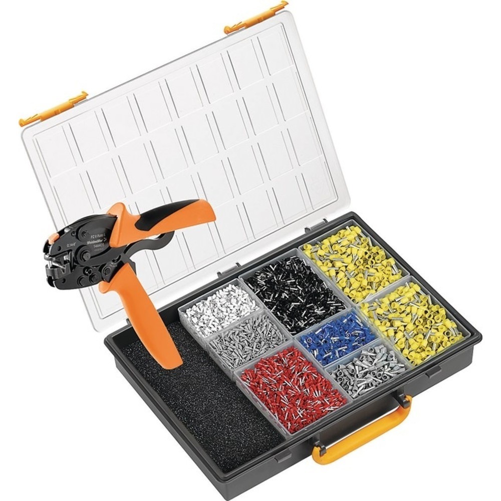 Produktabbildung Nr. 1: Assortiment d'embouts de câble 4501 pièces 0,50-16,00 mm² boîte en plastique WEI