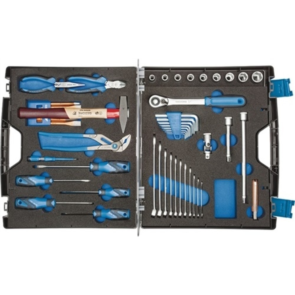 Produktabbildung Nr. 3: Assortiment d'outils TOURING 1000 49 pièces dans coffret en plastique universel