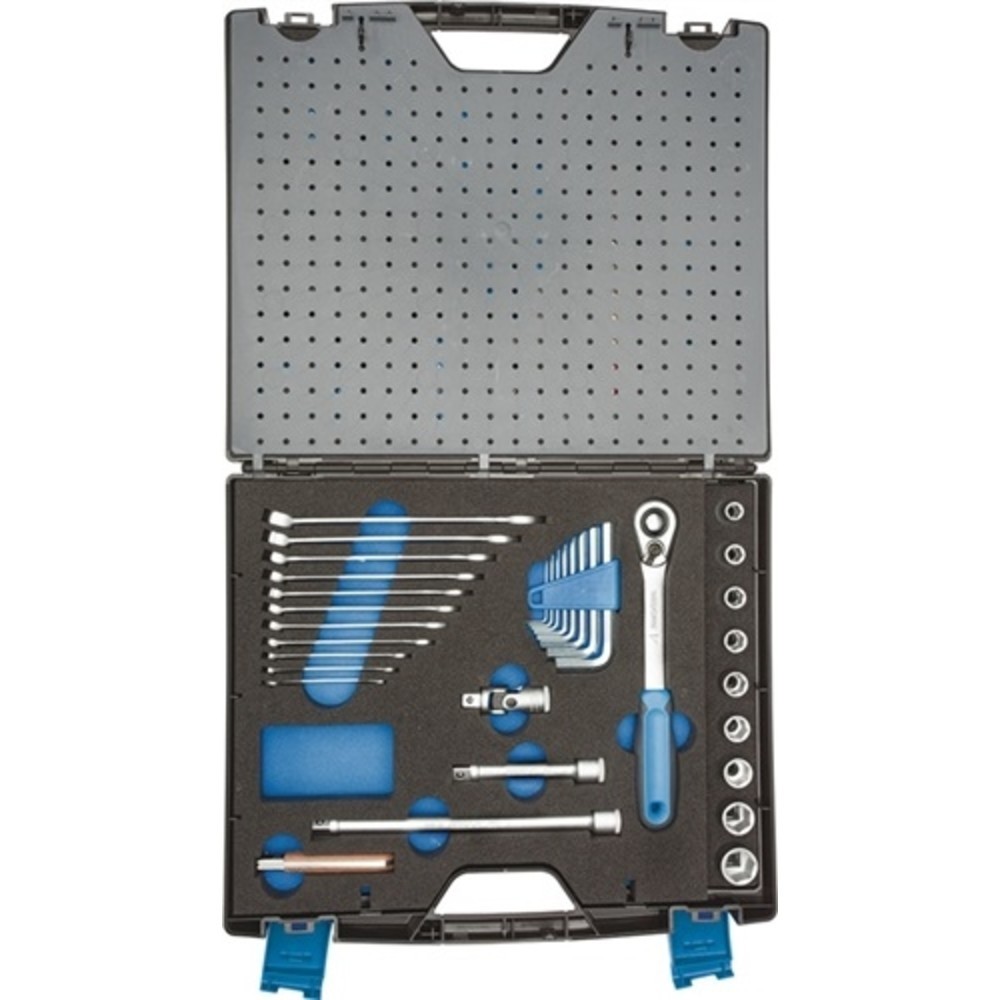 Produktabbildung Nr. 4: Assortiment d'outils TOURING 1000 49 pièces dans coffret en plastique universel