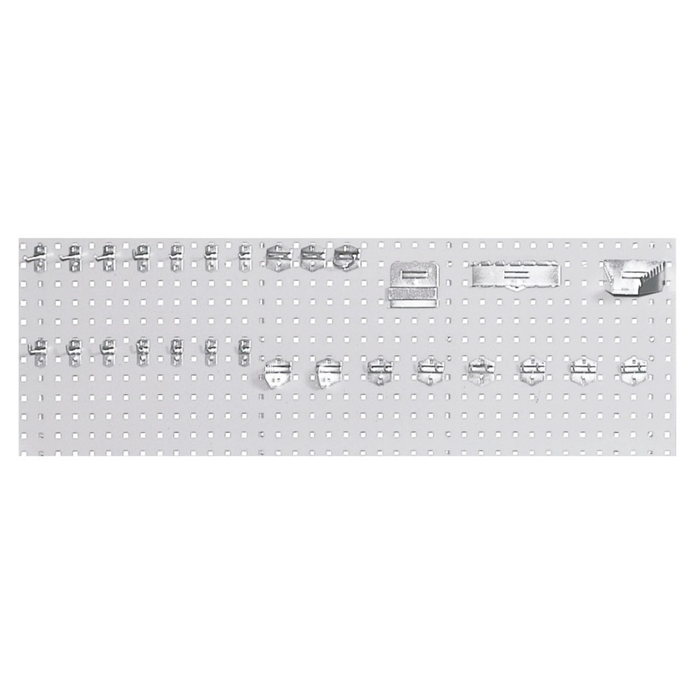 Illustration du produit: Panneau perforé pour tables de travail et établis lxH 1 500 x 450 mm Bedrunka+Hirth