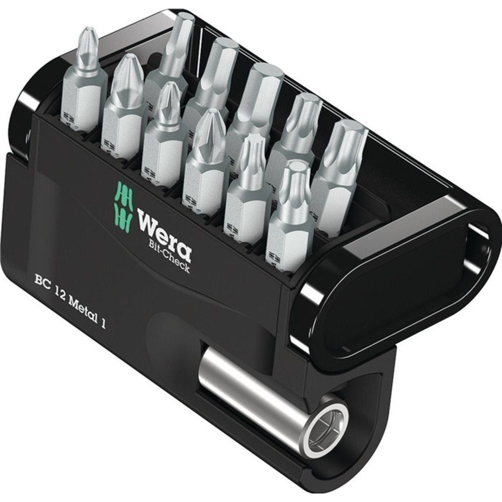 Produktabbildung Nr. 2: Assortiment d'embouts Bit-Check 12 Metal 1 12 pièces PH/PZD/TX/6 pans WERA