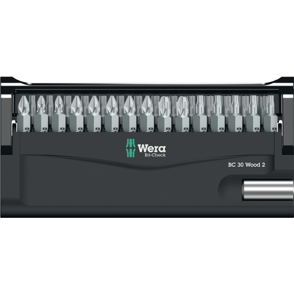 Produktabbildung Nr. 2: Assortiment d'embouts Bit-Check 30 Wood 2 30 pièces PH/PZD/TX WERA